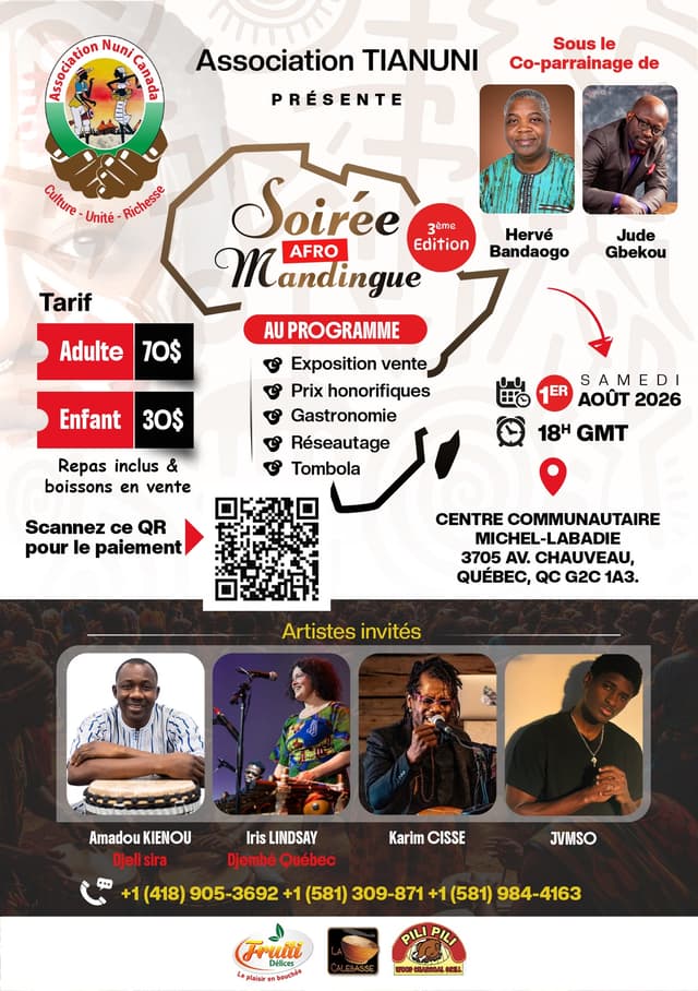 Soirée Afro Mandingue